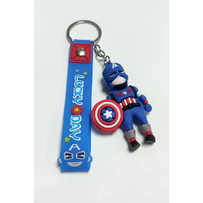 Süper Kahraman Silikon Anahtarlık