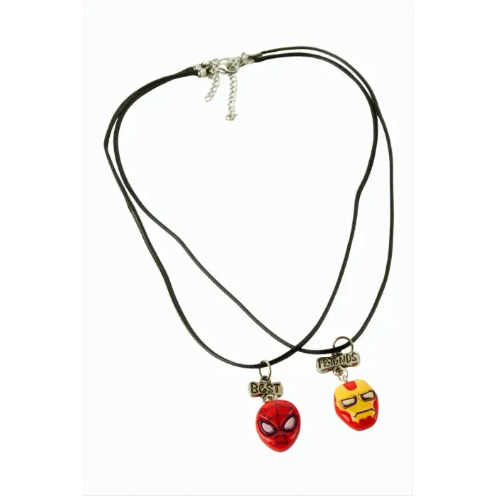 Süper Kahramanlar Arkadaşlık Kolyeleri (Çift Kolye)