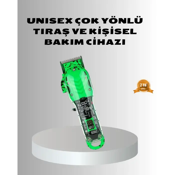 Suya Dayanıklı Çok Amaçlı Tıraş Makinesi – Islak & Kuru Kullanım, Seyahat Uyumlu