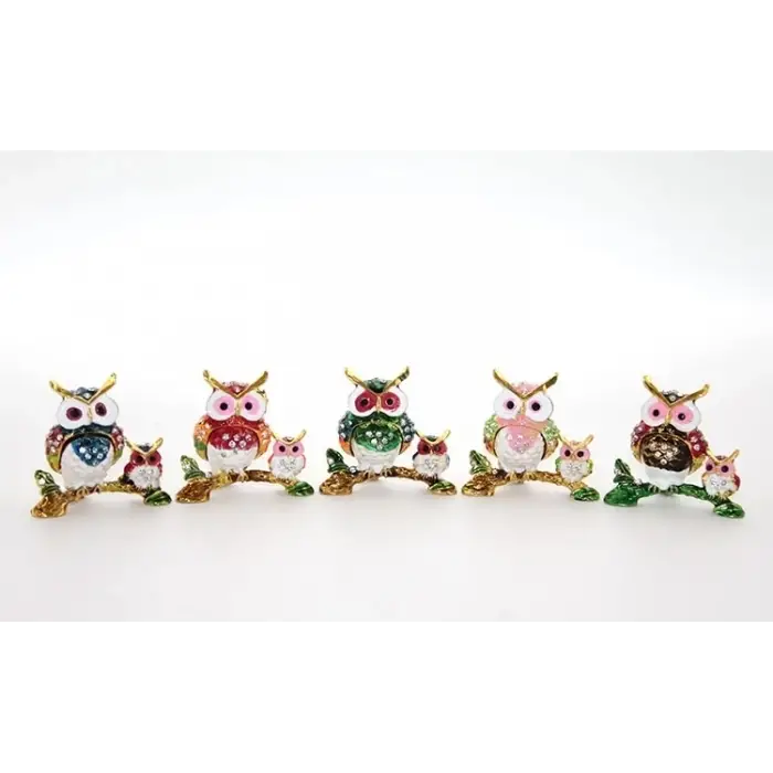 Swaroski 2li Baykuş Alk2029