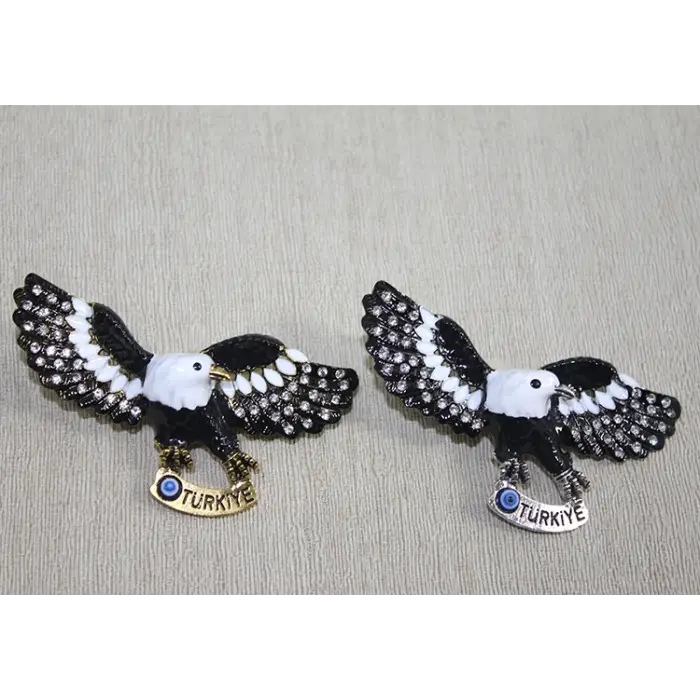 Swarovski Taşlı Kartal Figürlü Magnet