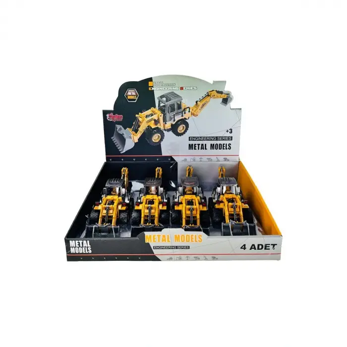 SZT-8881 SÜRTMELİ 1 55 METAL İNŞAAT ARACI KAZICI YÜKLEYİCİ