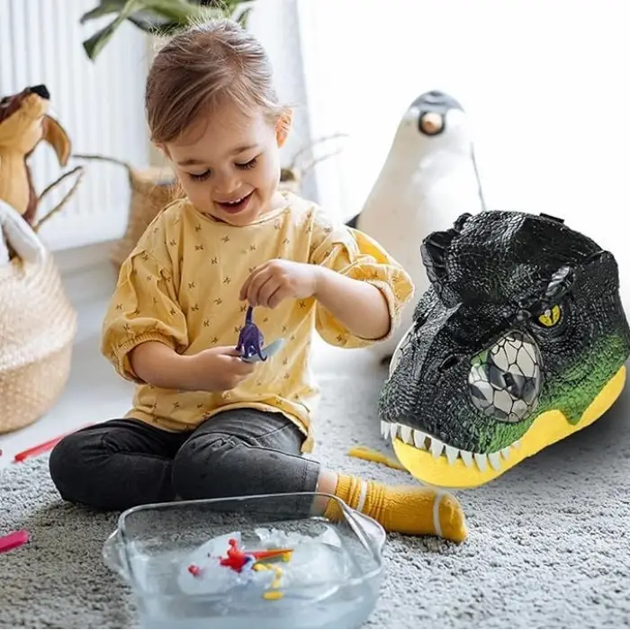 T-REX MASKESİ IŞIKLI VE SESLİ -MGA