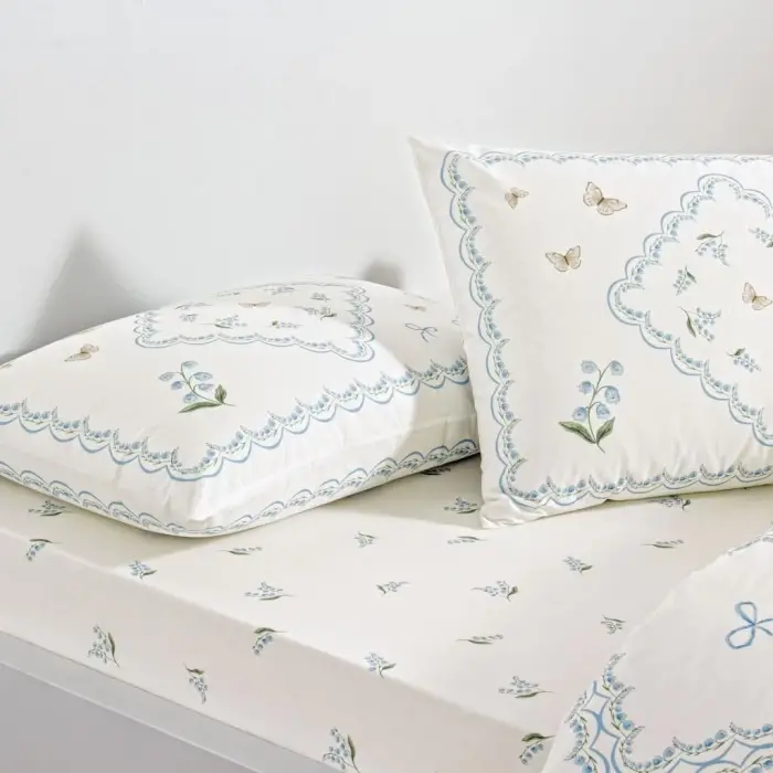 Taç Çift Kişilik Ranforce Nevresim Takımı Elyon Mavi