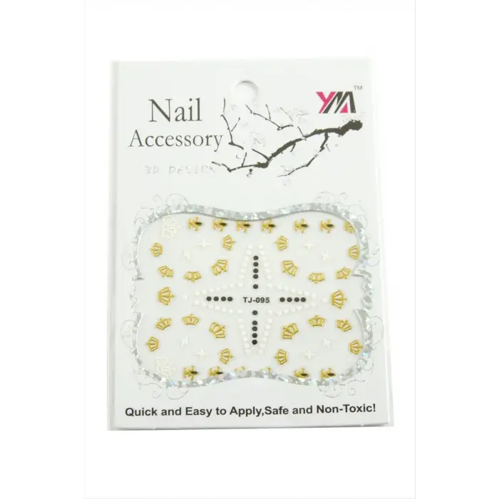 Taç Tırnak Aksesuarı Tattoo Sticker