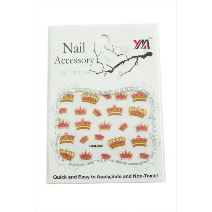 Taç Tırnak Aksesuarı Tattoo Sticker