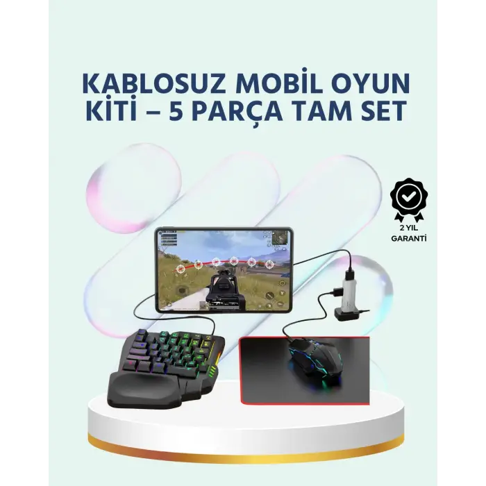 Tak-Çalıştır Mobil Oyun Seti – X8 Pro Teknolojili Klavye Mouse Kombo