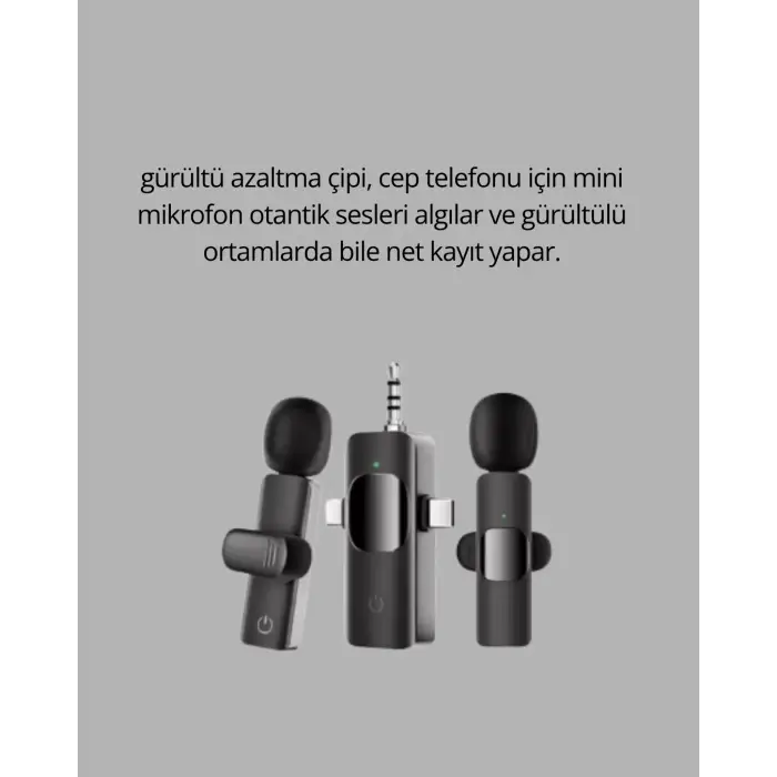 Tak ve Kullan Mikrofon - Gürültü Engelleyici