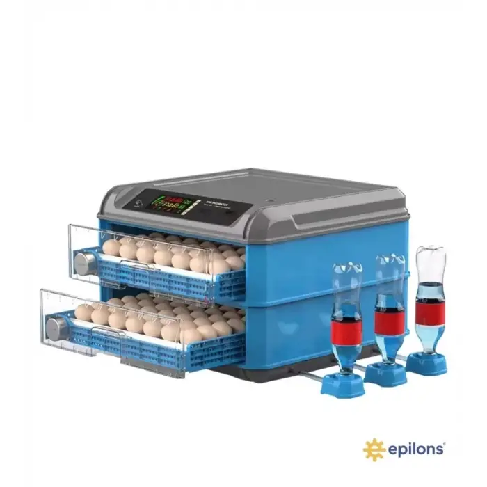 Tam Otomatik 128 Yumurta Kapasiteli Kuluçka Makinesi - Civciv Kaz Hindi Ördek Yetiştiriciliği Wifi Kamera Hediyeli