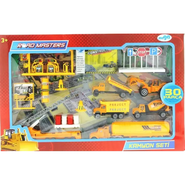 Tankerli Metal Kamyon Seti