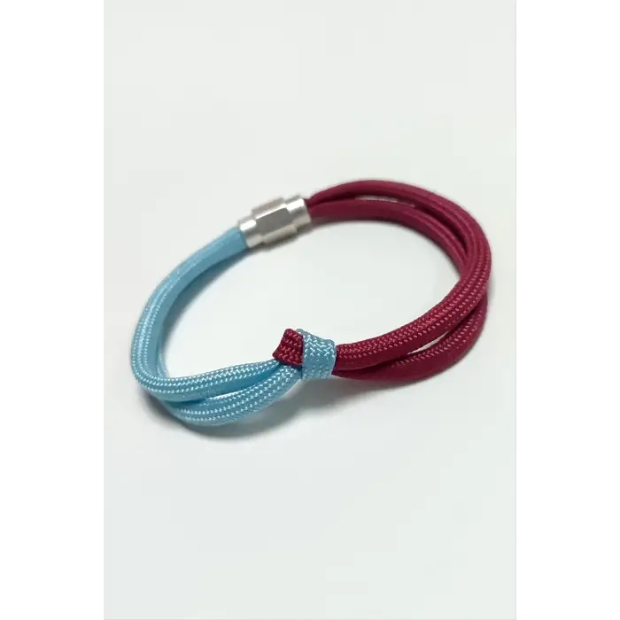 Taraftar Örgülü Mıknatıslı İp Bileklik