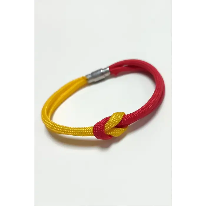 Taraftar Örgülü Mıknatıslı İp Bileklik