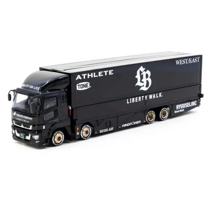 Tarmac Works 1/64 Mitsubishi Fuso Super Great LB-TRUCKS Black