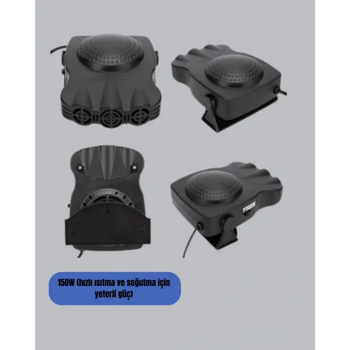 Taşınabilir 12V Araç Cam Buğu Çözücü