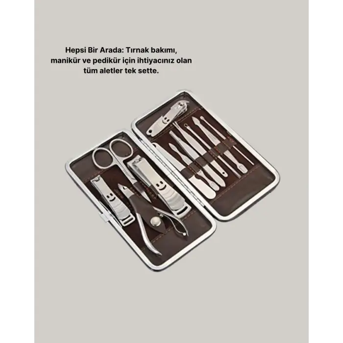 Taşınabilir Çok Fonksiyonlu Kişisel Bakım Seti El ve Ayak İçin