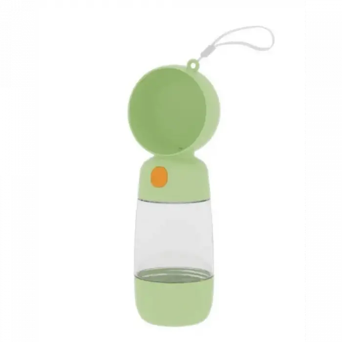 Taşınabilir Evcil Hayvan Mama Hazneli Su Matarası