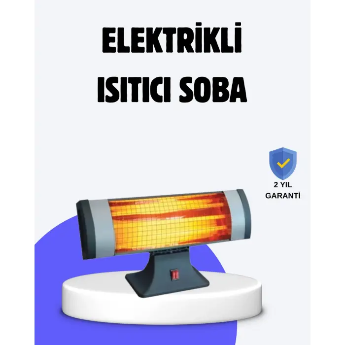 Taşınabilir Infrared Isıtıcı Aşırı Isınma Korumalı