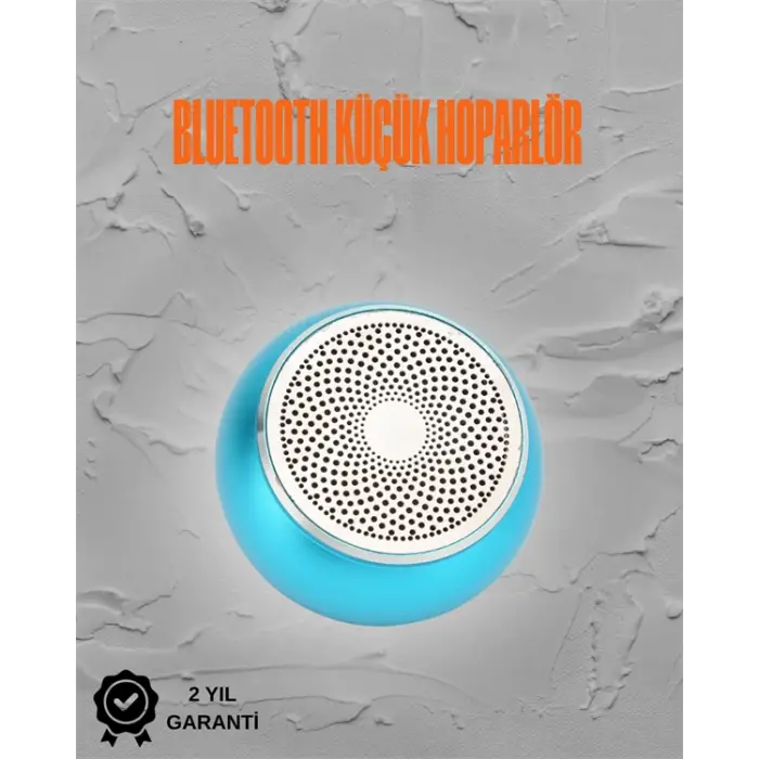 Taşınabilir Küçük Hoparlör – Otomatik Bağlantı ve Eller Serbest Mikrofon