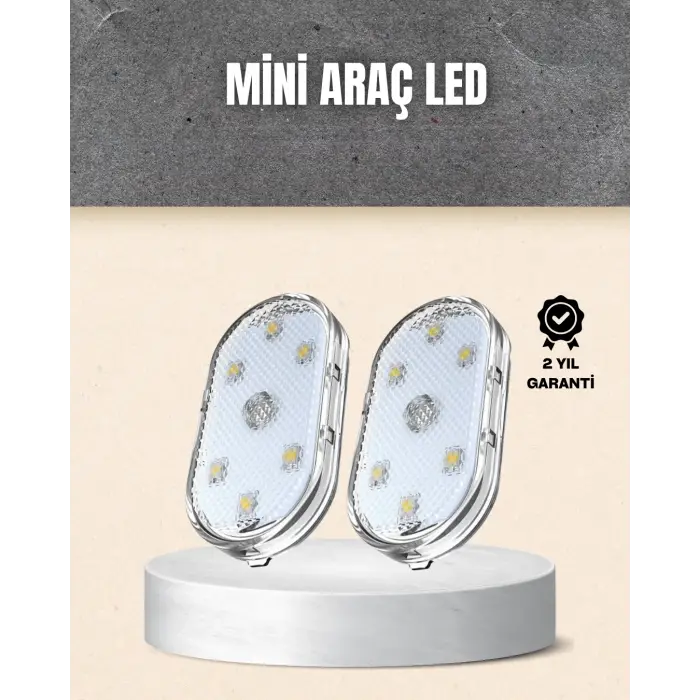 Taşınabilir Manyetik Mini Led Lamba 7 Renk Seçenekli