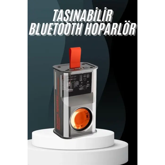 Taşınabilir Rgb Ledli Bluetooth Hoparlör Sd Kart Girişli Kablosuz