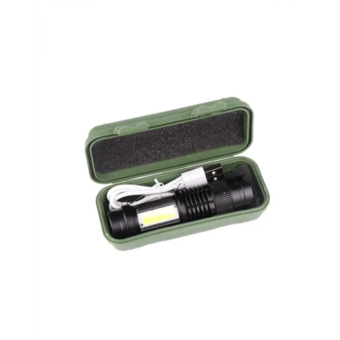 Taşınabilir Şarjlı LED Fener - 4 Modlu, 2000LM, Ayarlanabilir Odak