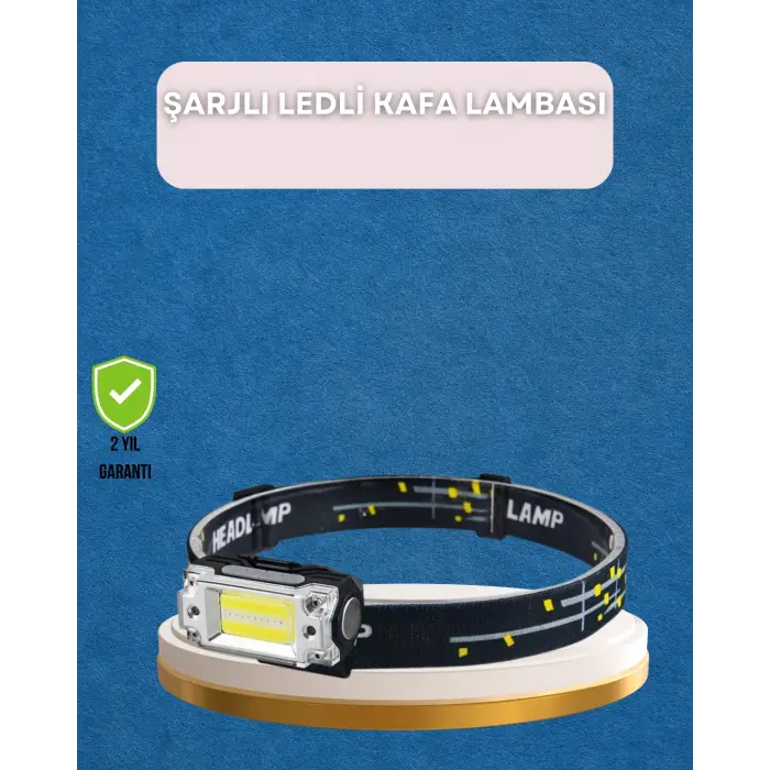 Taşınabilir Şarjlı LED Fener XPE95LM COB120LM Manyetik Gövde