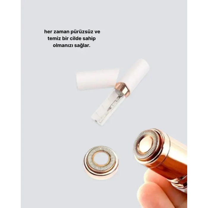 Taşınabilir Yüz ve Kaş Epilatörü – Acısız Tüy Temizleme