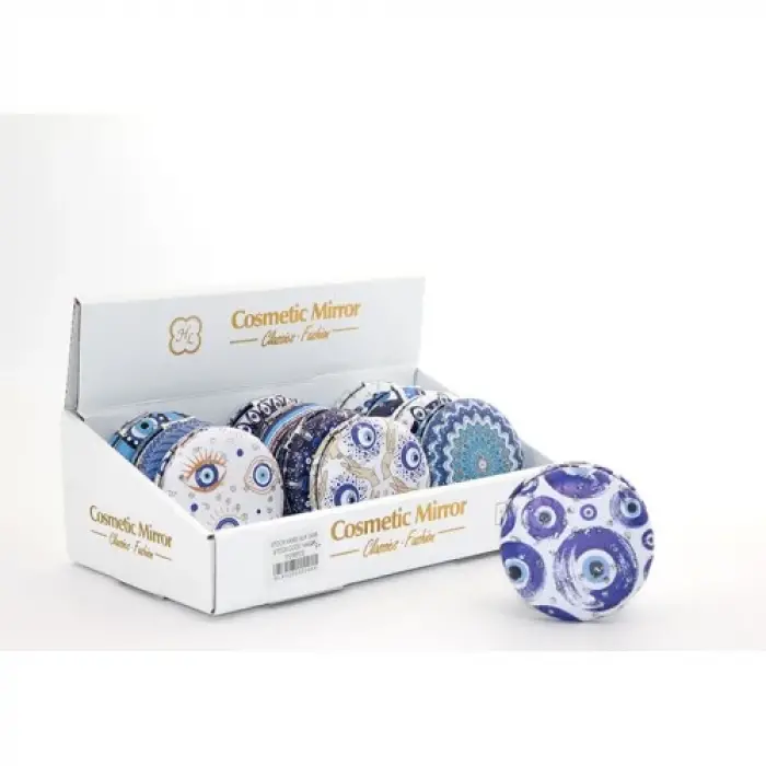 Taşlı İstanbul Tasarımı El Aynası Kalın Model 3