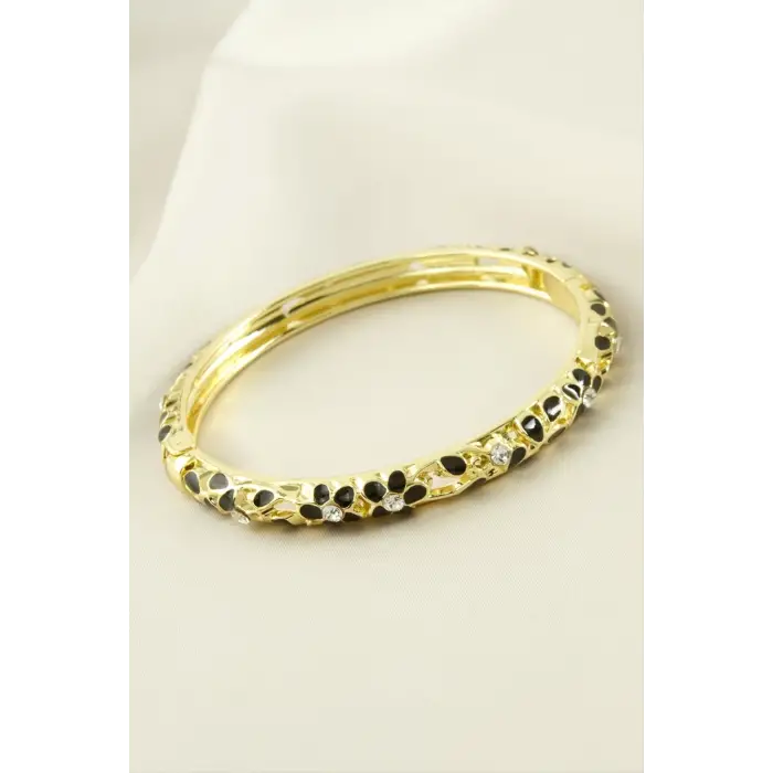 Taşlı Mineli Kelepçe Bileklik