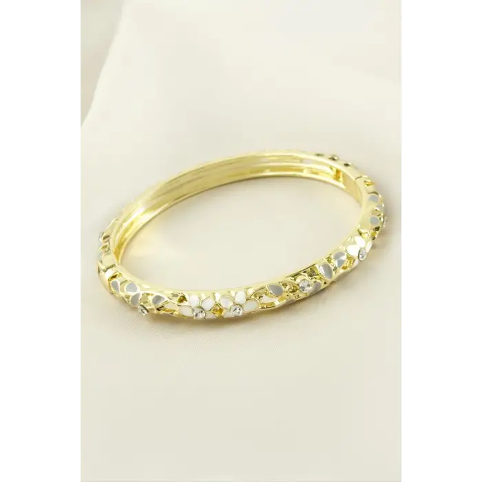 Taşlı Mineli Kelepçe Bileklik