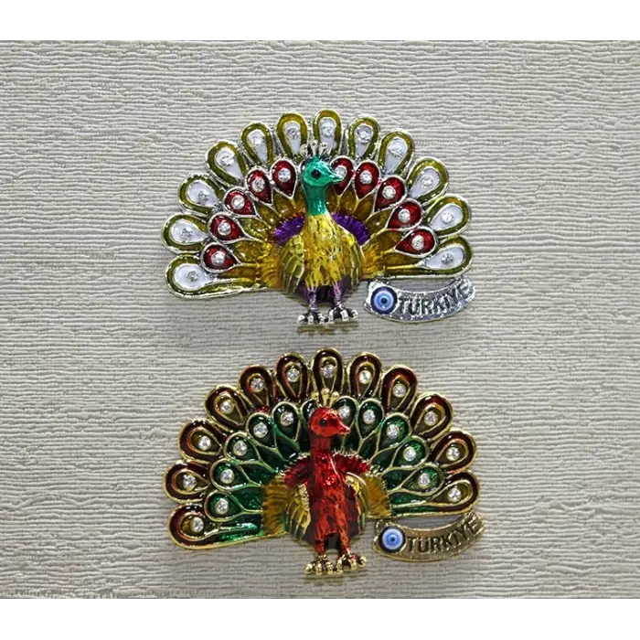 Taşlı Tavuskuşu Magnet