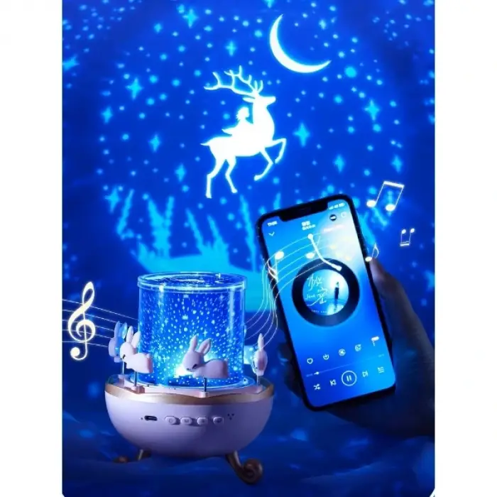 Tavşan Atlıkarınca Multifonksiyon Projektör