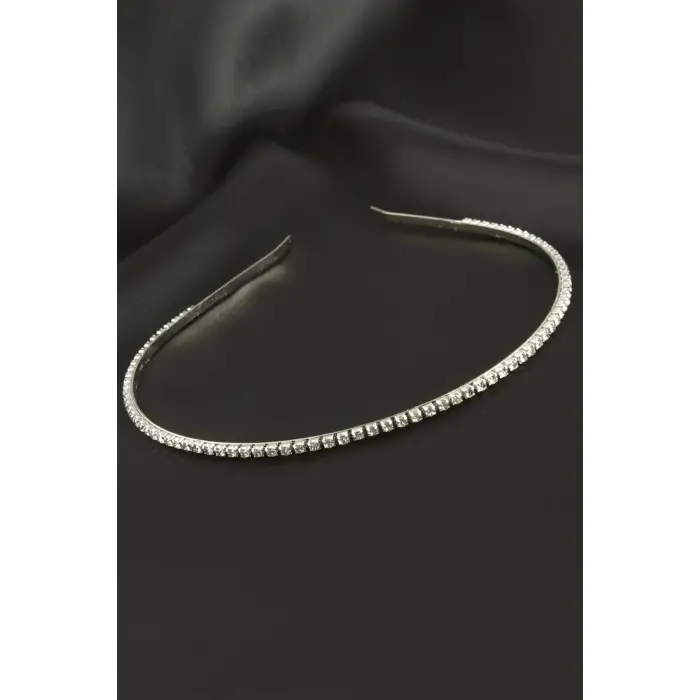 Tek Sıra  Trend Taşlı Taç