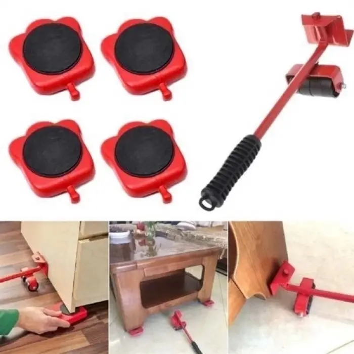 Tekerlekli Basit Pratik Ağır Beyaz Eşya Mobilya Taşıma Kaydırma Aleti Aparatı Seti