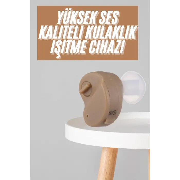 Konuşmaları Netleştiren, Gürültü Azaltıcı Kulak İçi Ses Destek Cihazı