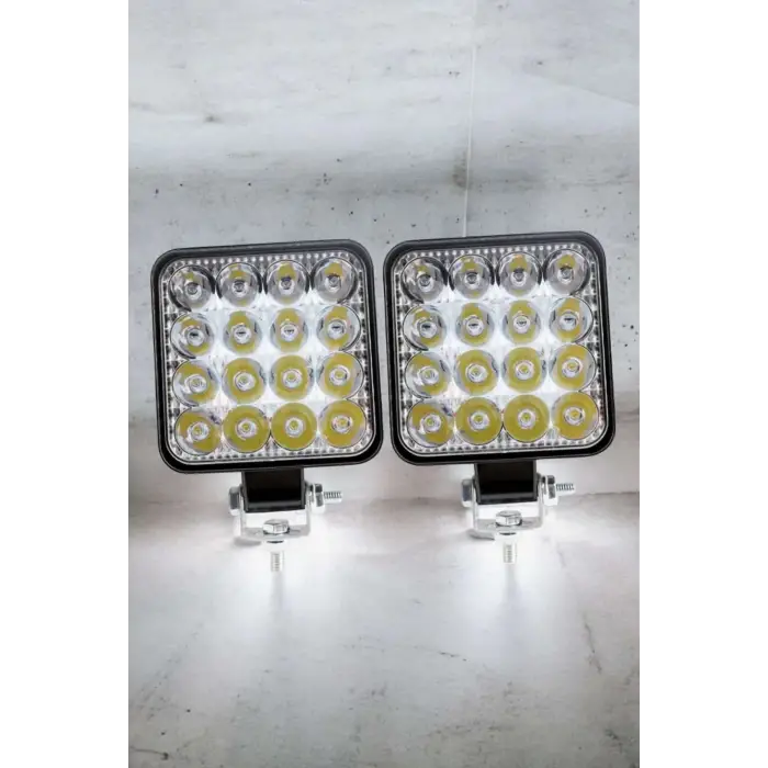 Tepe Lambası Tüm Araç Tiplerine Uygun Çalışma Lambası 16 Ledli