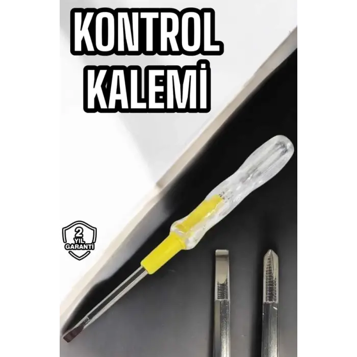 Test Cihazı Kontrol Kalemi Çift Başlıklı Şeffaf Elektrik Testi