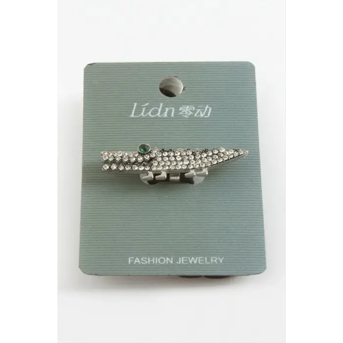 Timsah Taşlı Lastikli Toka