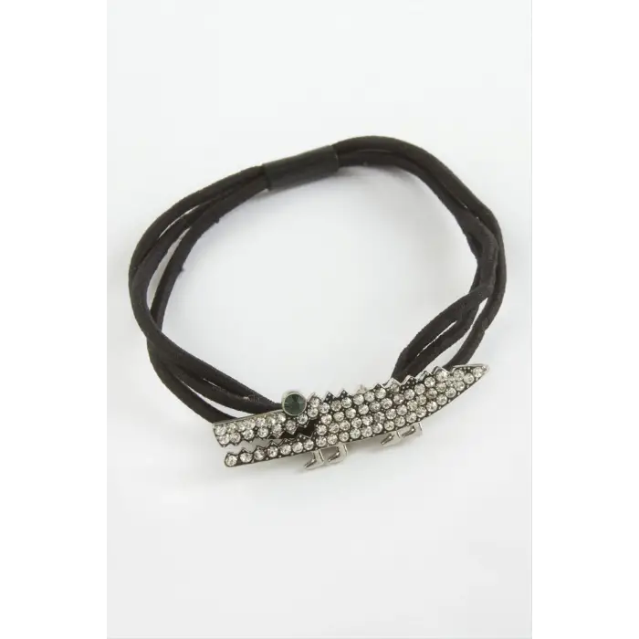 Timsah Taşlı Lastikli Toka