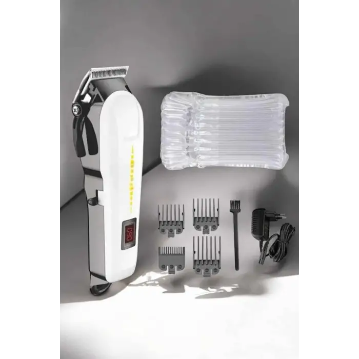 Tıraş Makinesi Profesyonel Saç Ve Sakal Kesme Milim Ayarlı Dijital Göstergeli