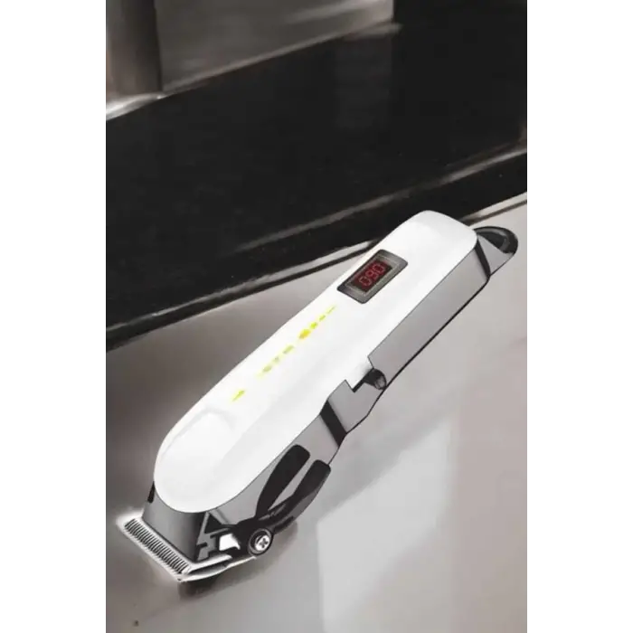 Tıraş Makinesi Profesyonel Saç Ve Sakal Kesme Milim Ayarlı Dijital Göstergeli