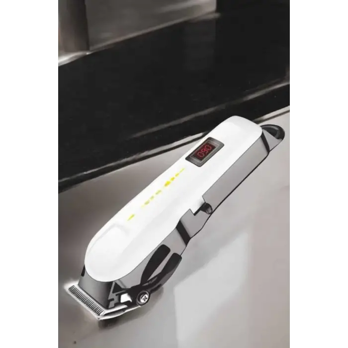 Tıraş Makinesi Profesyonel Saç Ve Sakal Kesme Milim Ayarlı Dijital Göstergeli