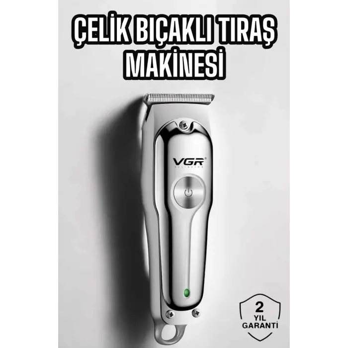 Tıraş Makinesi Profesyonel Tasarım Paslanmaz Çelik Bıçaklı