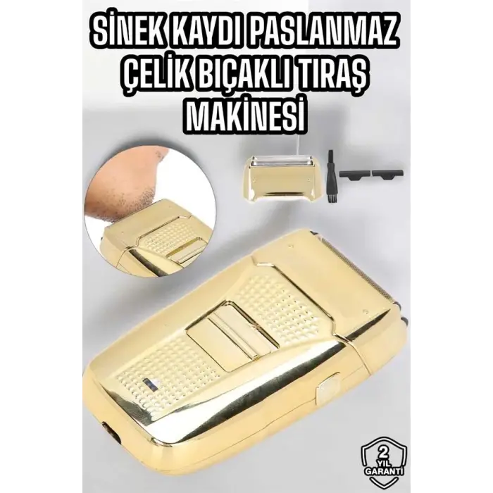 Tıraş Makinesi Sinek Kaydı Saç Sakal Ve Vücut Tıraşına Uygun
