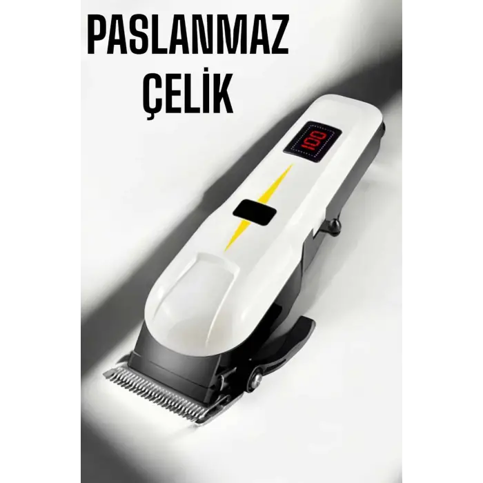 Tıraş Makinesi Uzun Ömürlü Batarya, Keskin Bıçaklar ve Profesyonel