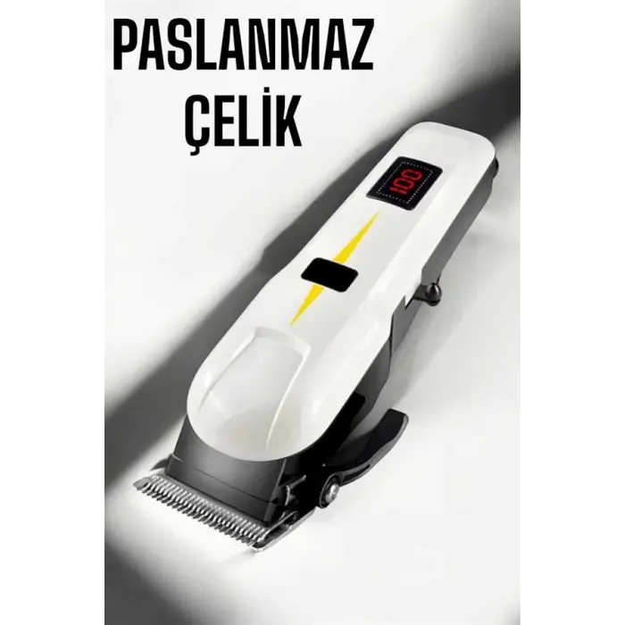 Tıraş Makinesi Uzun Ömürlü Batarya, Keskin Bıçaklar ve Profesyonel