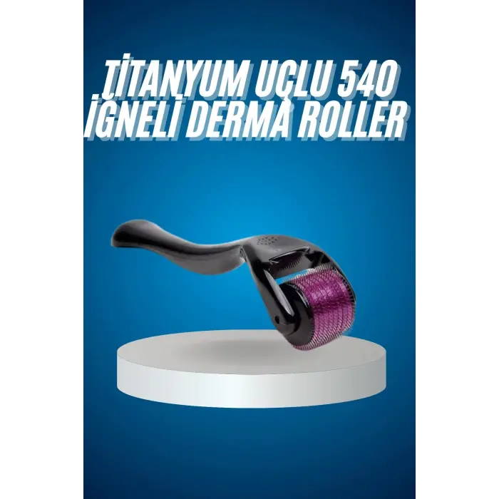 Titanyum Uçlu Derma Roller 540 İğneli 1 Mm Gözenek Azaltıcı Akne İzlerine Uygun
