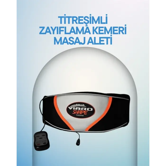 Titreşim Teknolojili Zayıflama Kemeri – Göbek Yağlarını Eriten Masaj Aleti