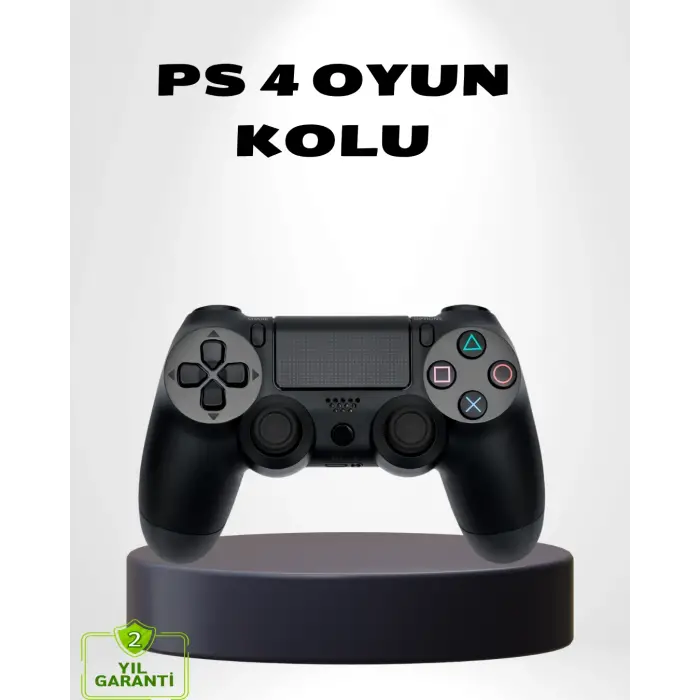 Titreşimli Kablosuz Oyun Kolu – PS4, PC, Mobil, Tablet ve Steam Uyumlu