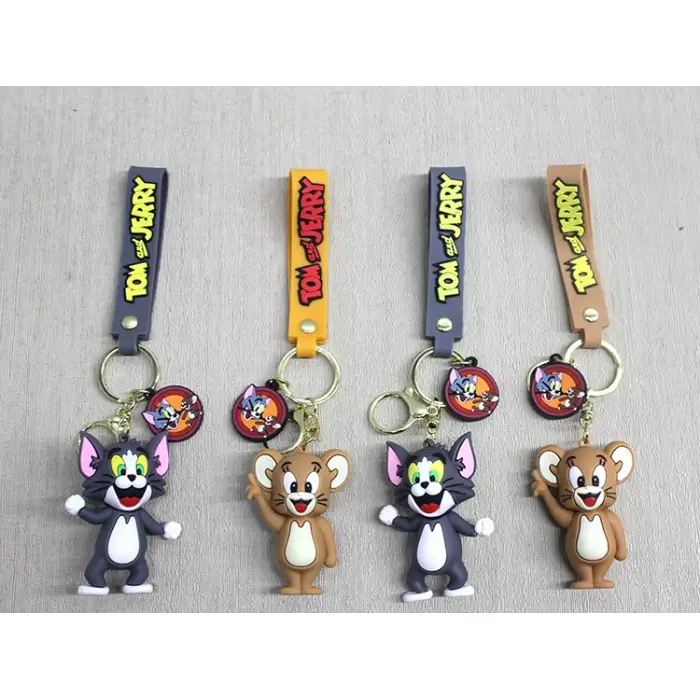 Tom Ve Jerry Silikon Anahtarlık